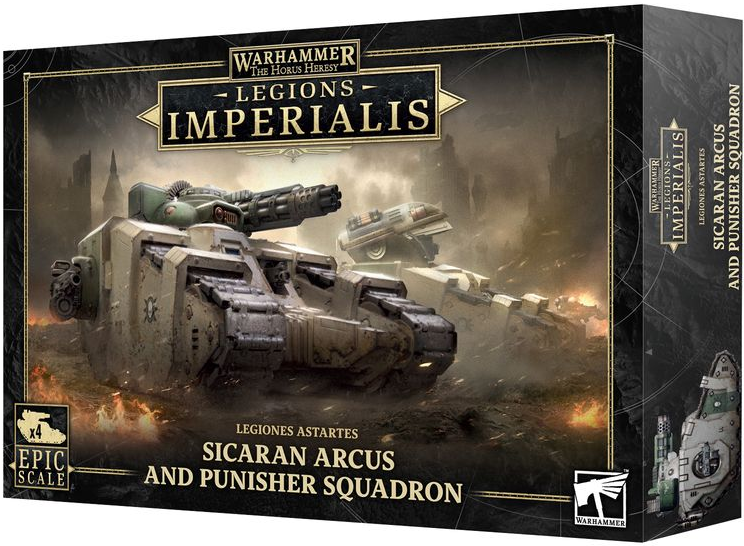 (image for) Legions Imperialis: Sicaran Arcus and Punisher Squadron