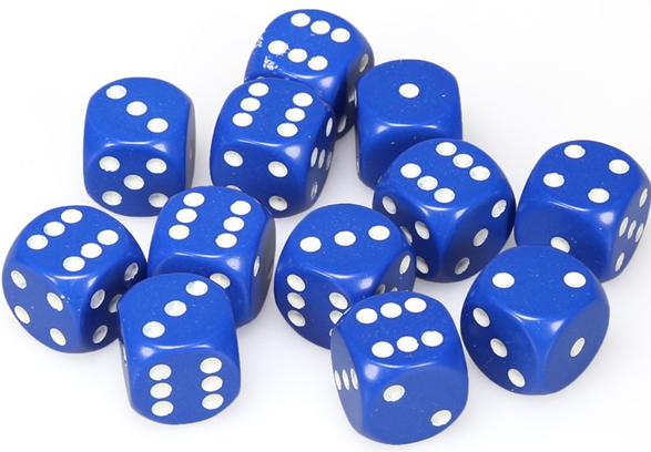 (image for) Spot Blue D6 16mm bag of 50