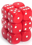 (image for) Spot Red D6 16mm bag of 50