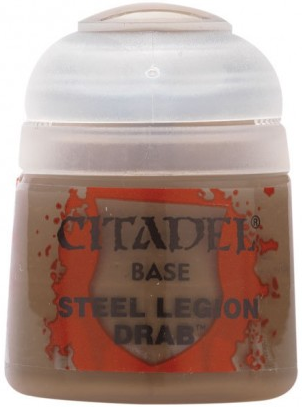 (image for) Citadel Base Paint: Steel Legion Drab (12ml)