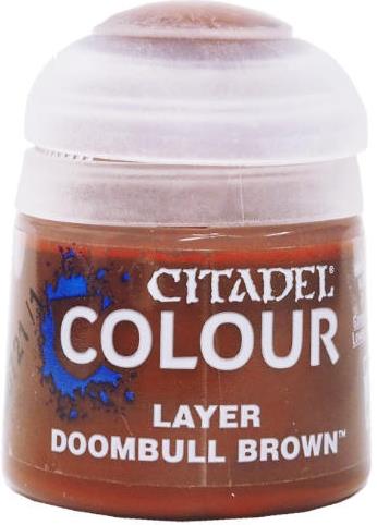 (image for) Citadel Layer Paint: Doombull Brown (12ml)