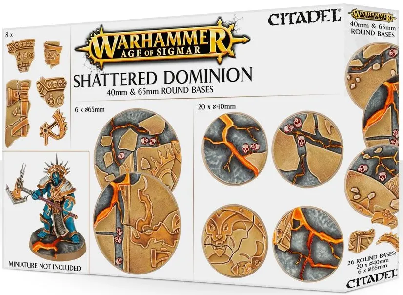 (image for) Shattered Dominion 40 & 65mm Round Bases