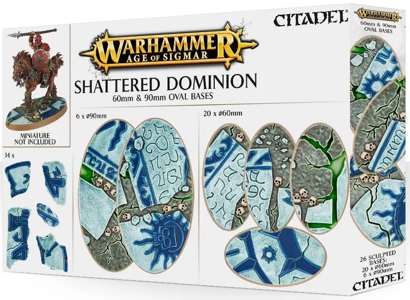 (image for) Shattered Dominion 60 & 90mm Oval Bases