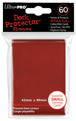 (image for) Ultra Pro Red Sleeves Small