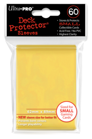 (image for) Ultra Pro Yellow Sleeves Small