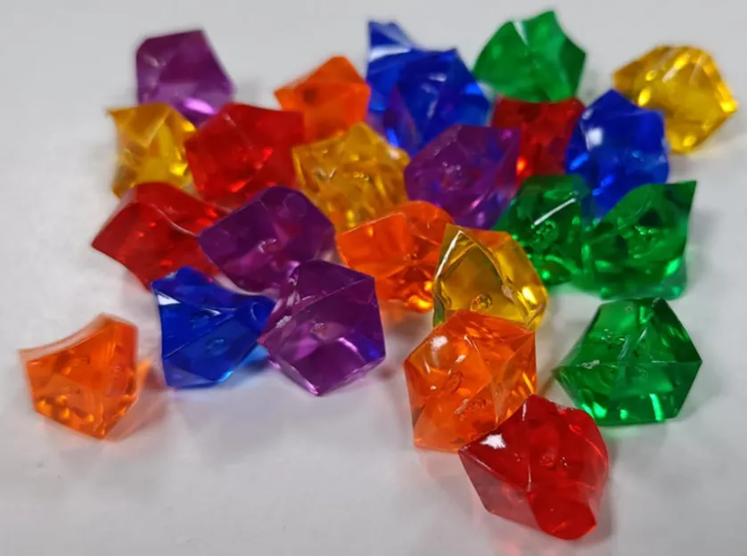 (image for) Plastic Gemstones x24