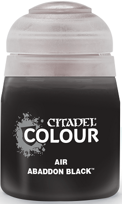 (image for) Citadel Air Paint: Abaddon Black (24ml)