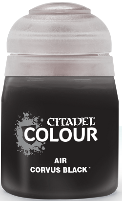 (image for) Citadel Air Paint: Corvus Black 24ml