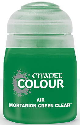 (image for) Citadel Air Paint: Mortarion Green Clear (24ml)