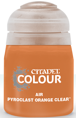 (image for) Citadel Air Paint: Pyroclast Orange Clear (24ml)