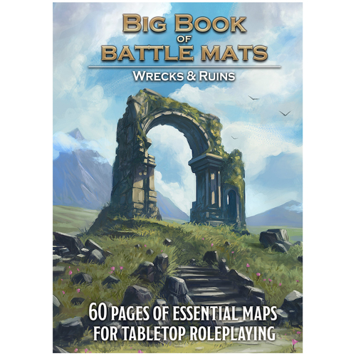 Big Book of Battle Mats - Wrecks and Ruins (image for) Big Book of Battle Mats - Wrecks and Ruins