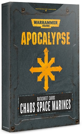 (image for) Apocalypse Datasheet Cards: Chaos Space Marines