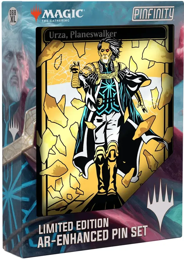Urza, Planeswalker Pin Badge (#068 XL, Limited Edition, Augmented Reality) - Pinfinity (image for) Urza, Planeswalker Pin Badge (#068 XL, Limited Edition, Augmented Reality) - Pinfinity