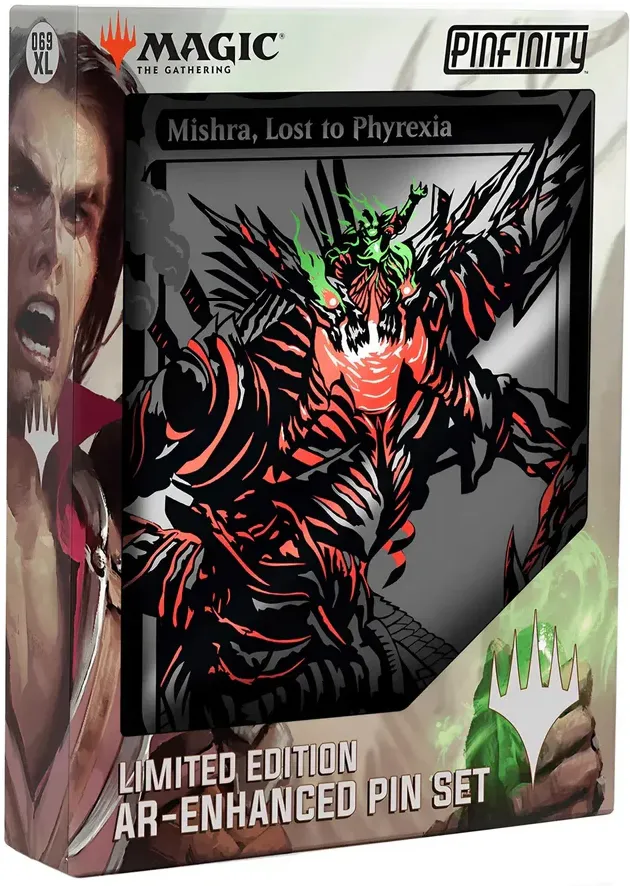 Mishra, Lost to Phyrexia Pin Badge (#069 XL, Limited Edition, Augmented Reality) - Pinfinity (image for) Mishra, Lost to Phyrexia Pin Badge (#069 XL, Limited Edition, Augmented Reality) - Pinfinity