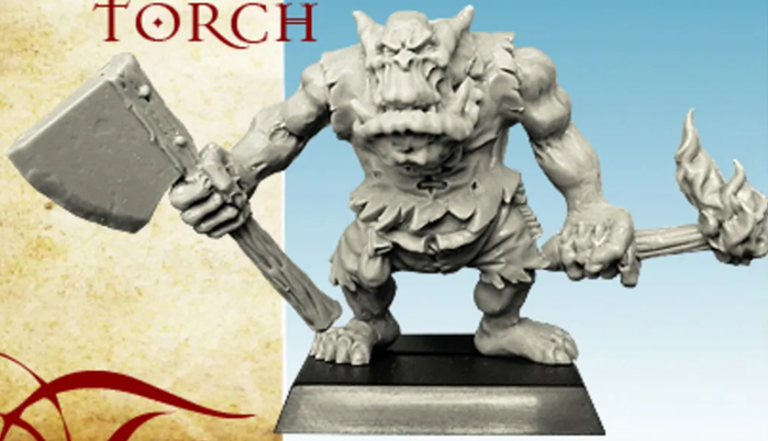 (image for) Umbra Turris - Orc with Axe and Torch