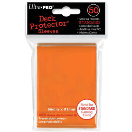 (image for) Ultra Pro Orange Sleeves Standard