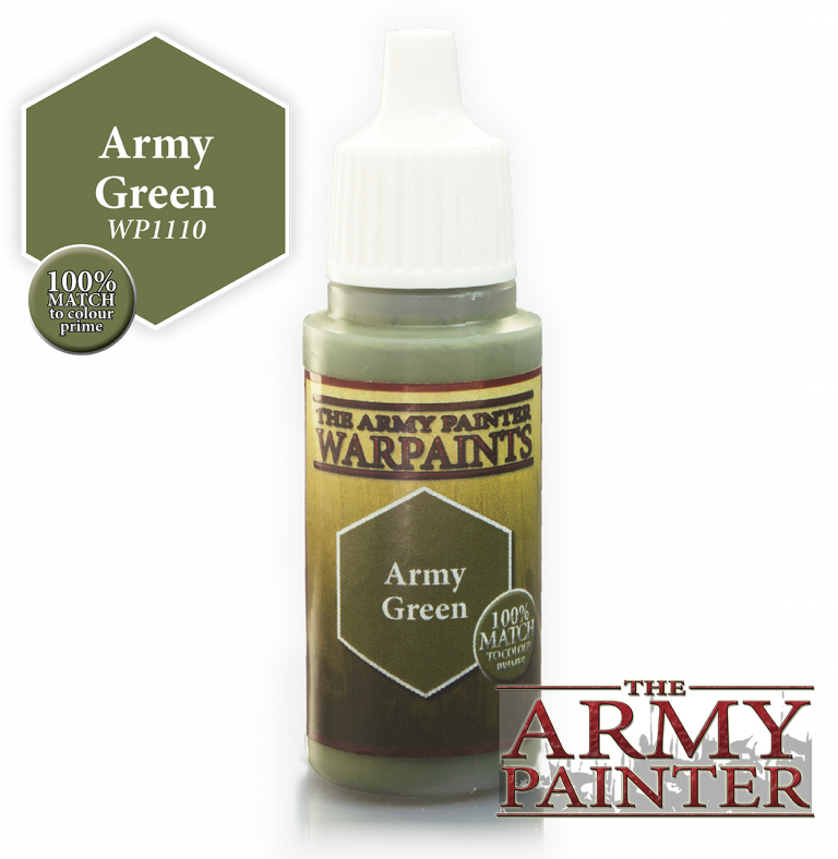 (image for) Army Painter Warpaints - Army Green