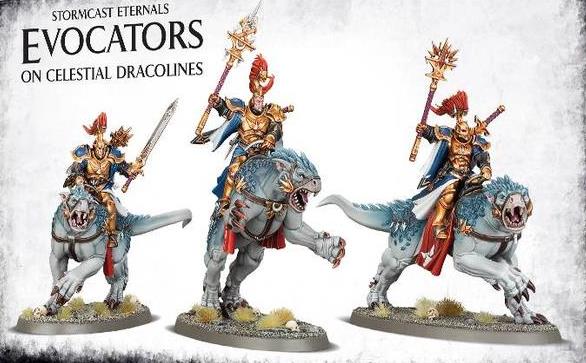 (image for) Stormcast Eternals Evocators on Celestial Dracolines