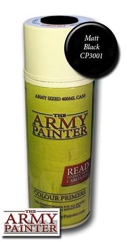(image for) Army Painter Spray - Matt Black NOT SHIPPING