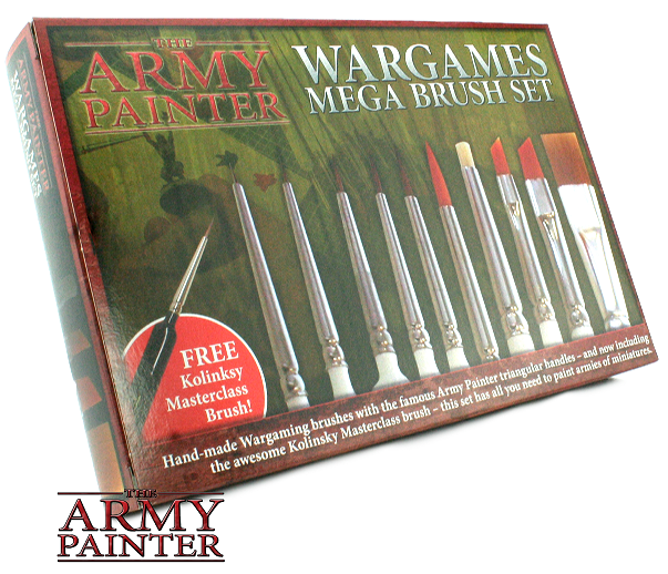 (image for) Army Painter Wargames Mega Brush Set