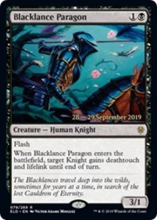 (image for) Blacklance Paragon - Throne of Eldraine Prerelease Promo