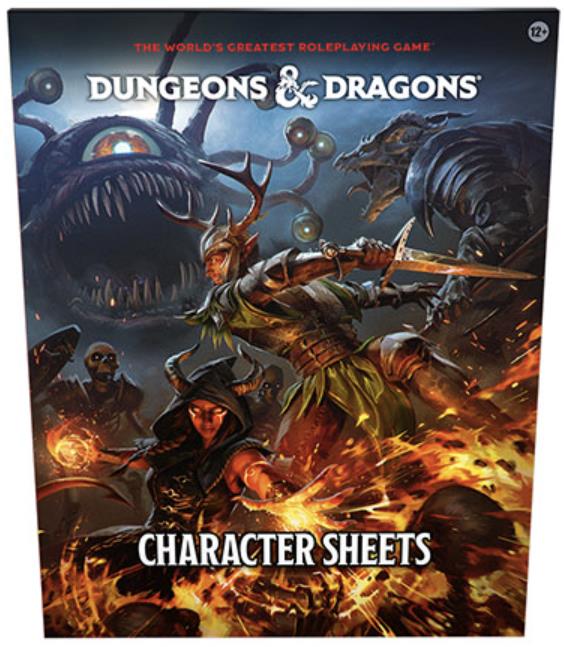 (image for) Dungeons & Dragons - Character Sheets 2024