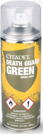 (image for) Citadel Spray Paint: Death Guard Green (400ml) NOT SHIPPING