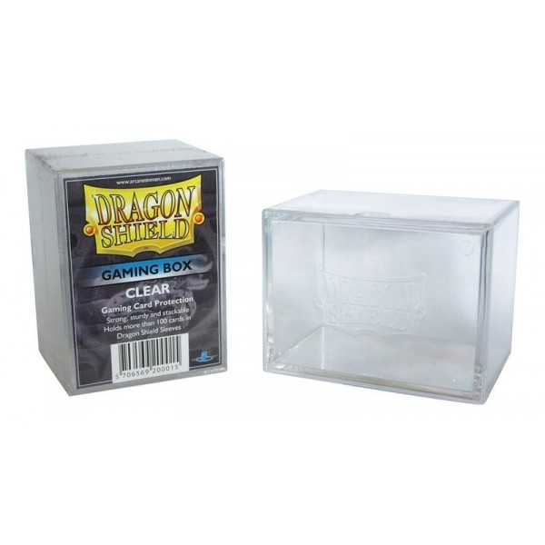 (image for) Dragon Shield Solid Gaming Box - Clear