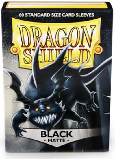 (image for) Dragon Shield Matte Black Standard Sleeves x60