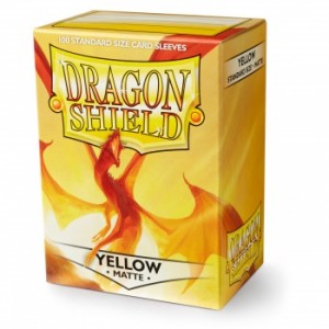 (image for) Dragon Shield Matte Yellow Sleeves