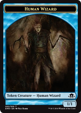 (image for) Human Wizard Token - Eldritch Moon