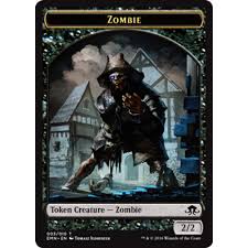 (image for) Zombie Token (3) - Eldritch Moon