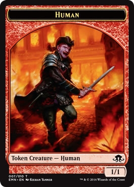 (image for) Human Token - Eldritch Moon