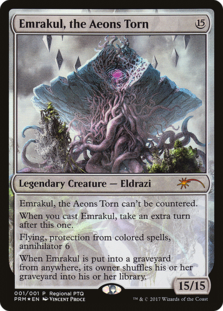 (image for) Emrakul, the Aeons Torn - RPTQ Promo
