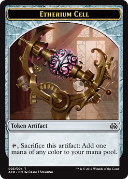 (image for) Etherium Cell Token - Aether Revolt