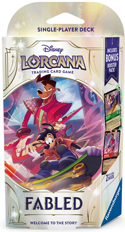 (image for) Disney Lorcana Trading Card Game - Fabled Starter Deck - Standout Headliners
