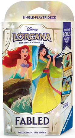 (image for) Disney Lorcana Trading Card Game - Fabled Starter Deck - Princess Power