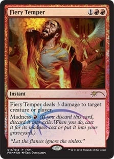 (image for) Fiery Temper - FNM Promo