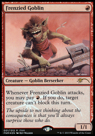 (image for) Frenzied Goblin - FNM Promo