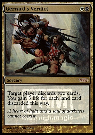 (image for) Gerrard's Verdict - FNM Promo