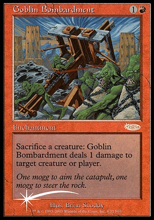(image for) Goblin Bombardment - FNM Promo