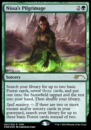 (image for) Nissa's Pilgrimage - FNM Promo