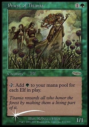(image for) Priest of Titania - FNM Promo