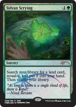 (image for) Sylvan Scrying - FNM Promo