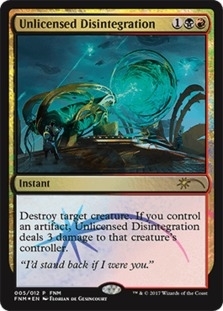 (image for) Unlicensed Disintegration - FNM Promo