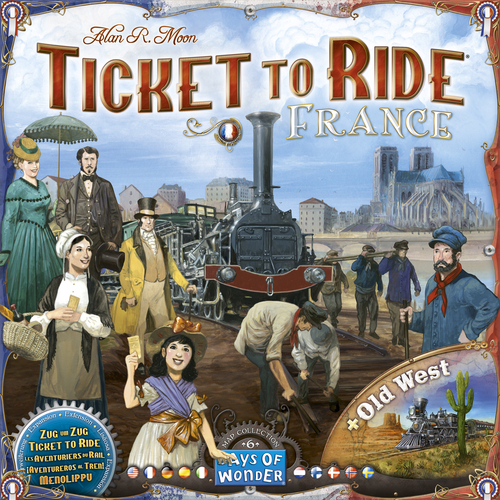 (image for) Ticket to Ride: France and Old West Map Collection