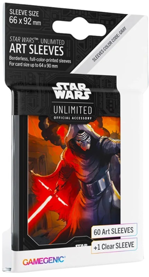 (image for) Gamegenic Star Wars Unlimited Art Sleeves - Kylo Ren