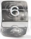 (image for) D6 Clear Gem Dice: Bag of 10