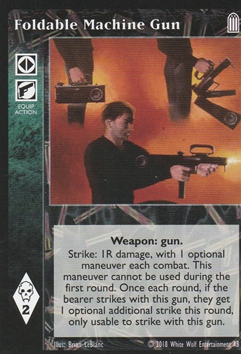 (image for) Foldable Machine Gun