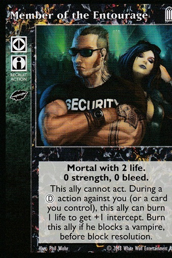 (image for) Member of the Entourage